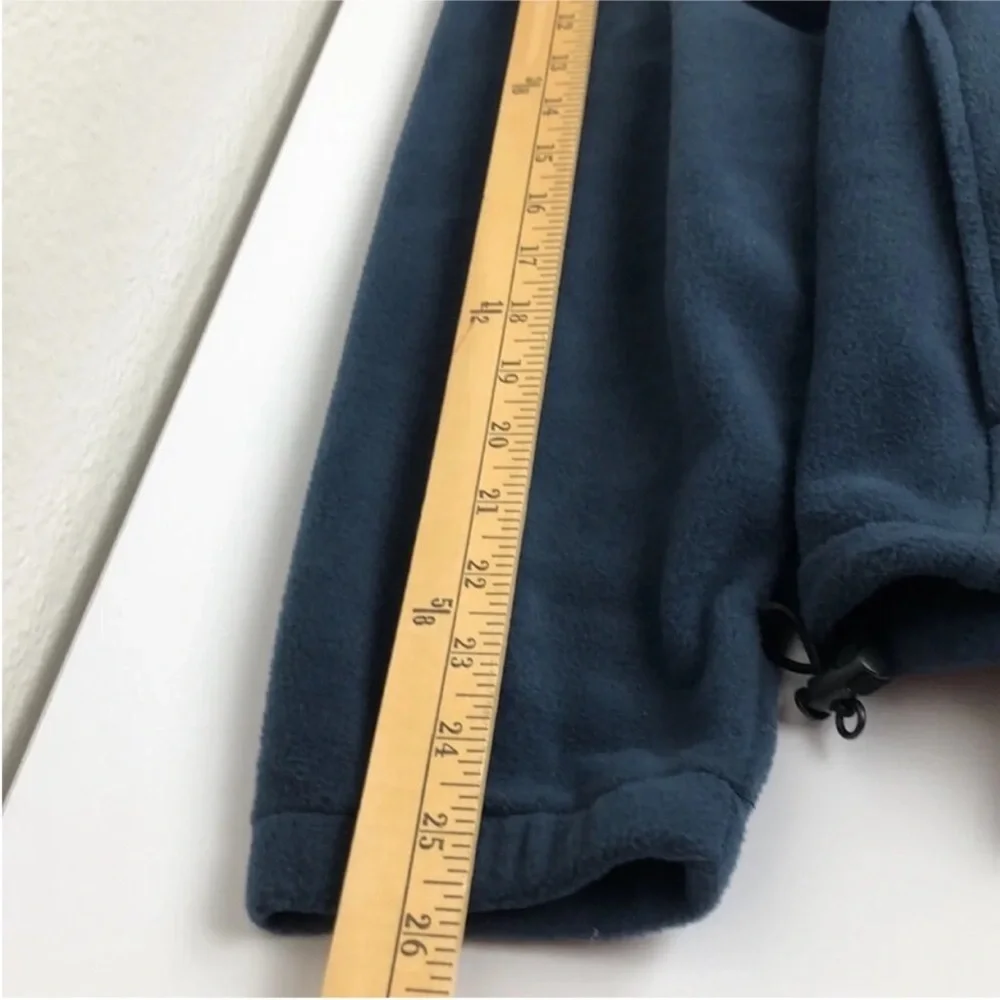Woolrich Jacket Blue Fleece Full Zip Long Sleeves Men’s Size Large